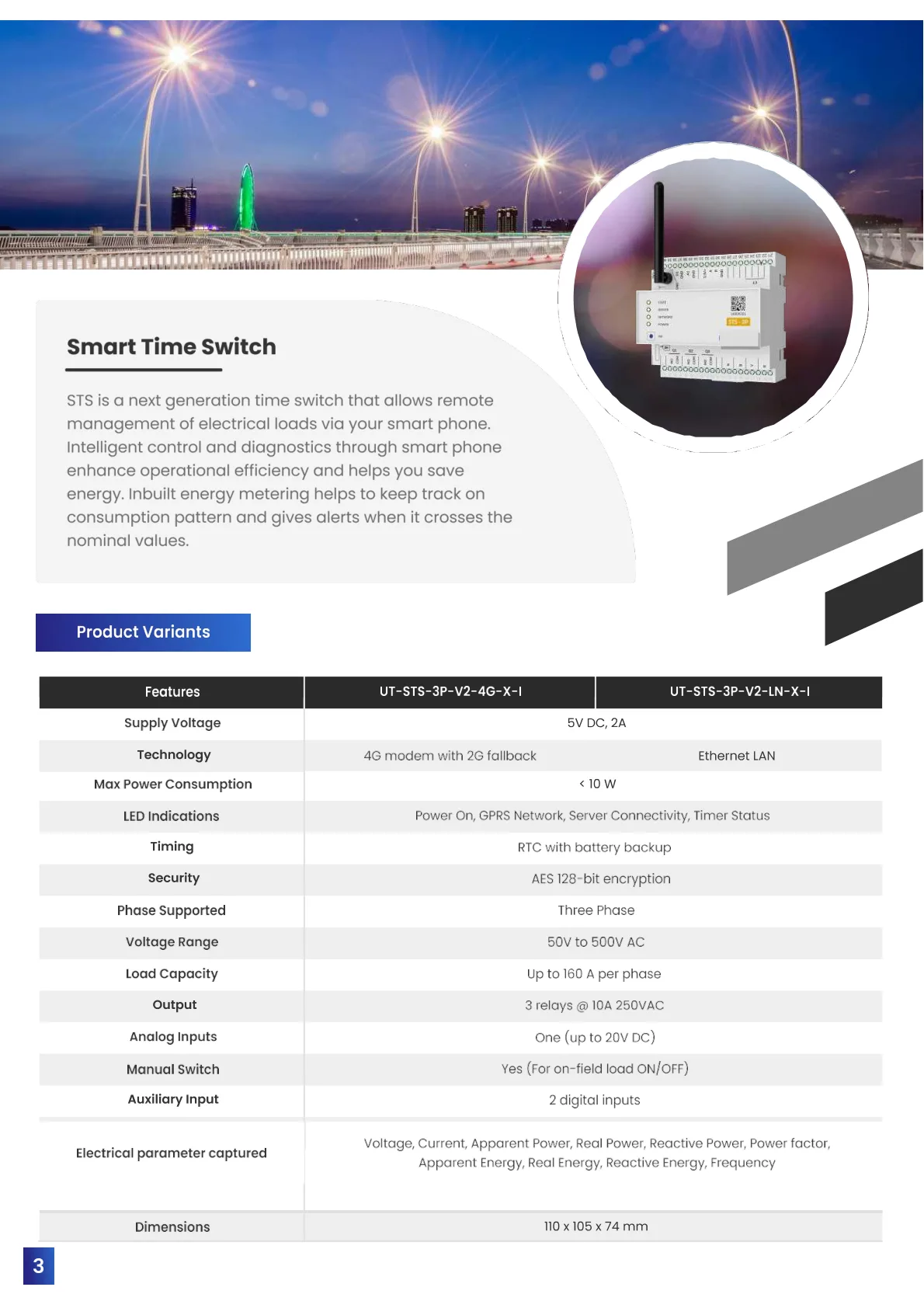 Smart time switch and dashboard
